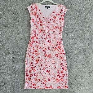 Ralph Lauren, Floral Pink Dress, 8P